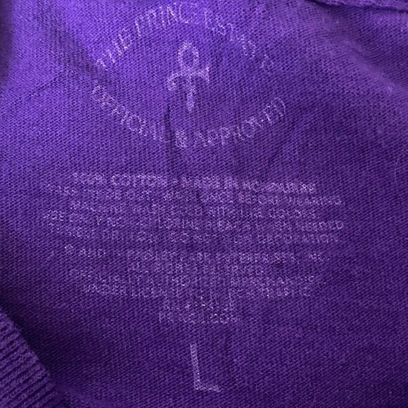 Prince Purple Rain Tee Graphic Front Size Large - Picture 5 of 5